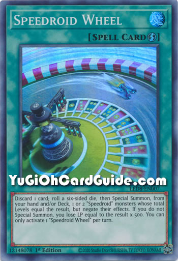 Yu-Gi-Oh Card: Speedroid Wheel