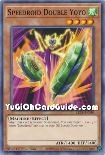 Yu-Gi-Oh Card: Speedroid Double Yoyo