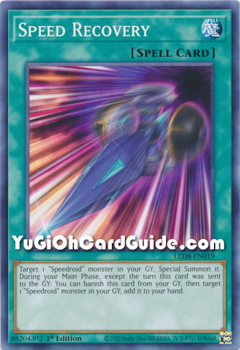 Yu-Gi-Oh Card: Speed Recovery