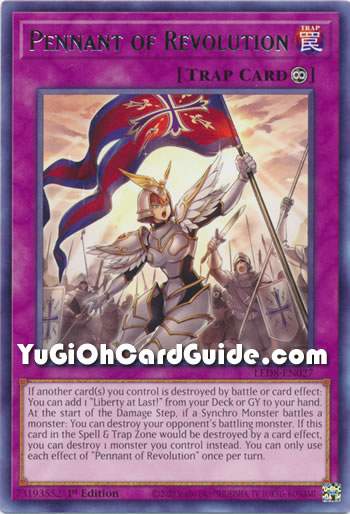 Yu-Gi-Oh Card: Pennant of Revolution