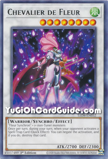 Yu-Gi-Oh Card: Chevalier de Fleur