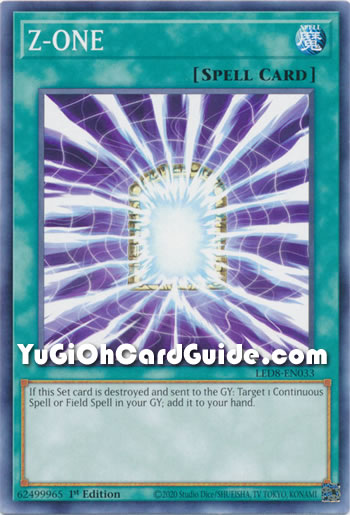 Yu-Gi-Oh Card: Z-ONE
