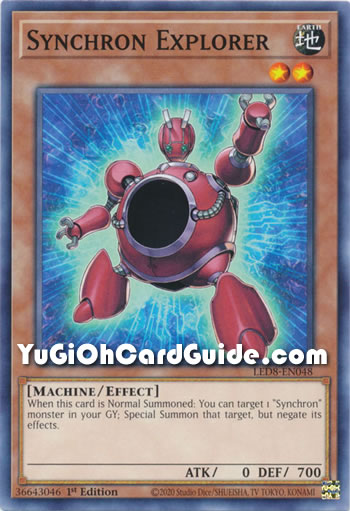Yu-Gi-Oh Card: Synchron Explorer