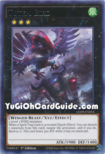 Yu-Gi-Oh Card: Totem Bird