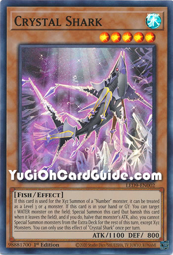 Yu-Gi-Oh Card: Crystal Shark