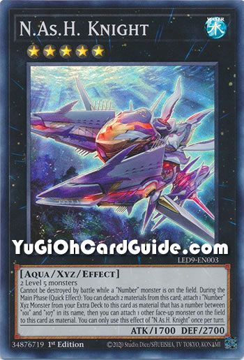 Yu-Gi-Oh Card: N.As.H. Knight