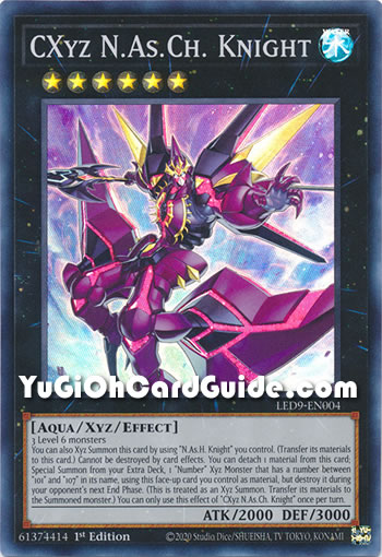 Yu-Gi-Oh Card: CXyz N.As.Ch. Knight