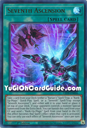 Yu-Gi-Oh Card: Seventh Ascension