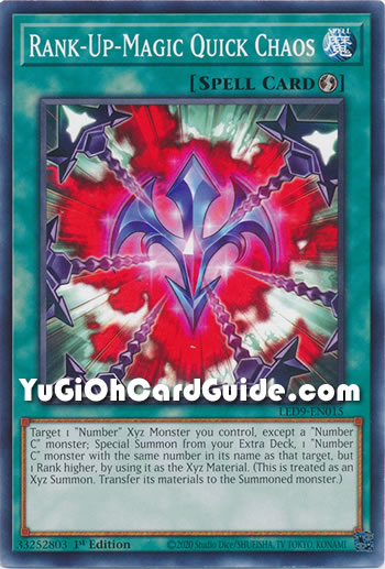 Yu-Gi-Oh Card: Rank-Up-Magic Quick Chaos