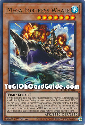 Yu-Gi-Oh Card: Mega Fortress Whale