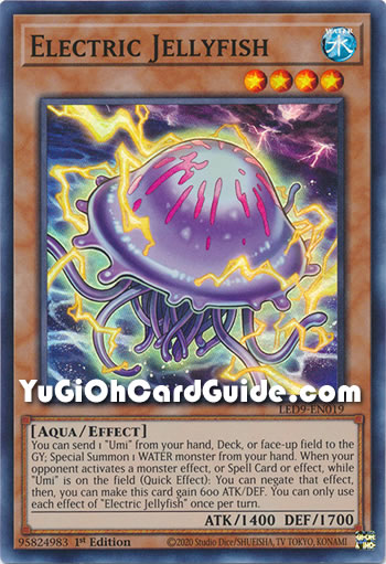 Yu-Gi-Oh Card: Electric Jellyfish