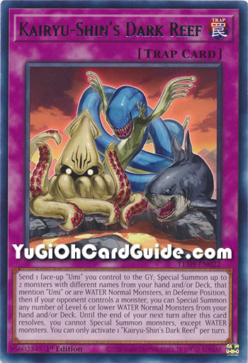Yu-Gi-Oh Card: Kairyu-Shin's Dark Reef