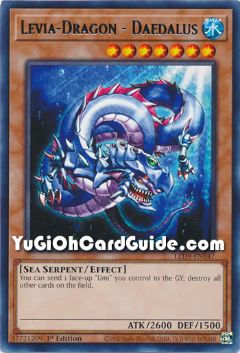 Yu-Gi-Oh Card: Levia-Dragon - Daedalus