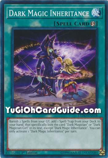 Yu-Gi-Oh Card: Dark Magic Inheritance