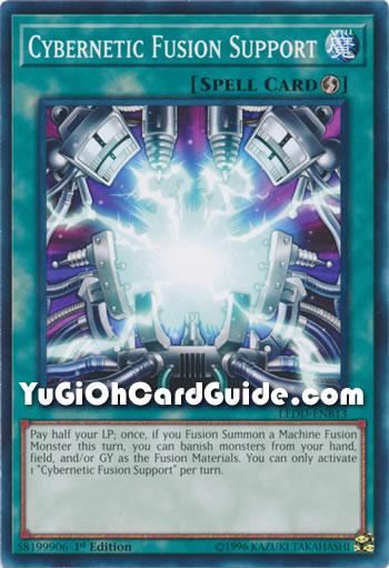 Yu-Gi-Oh Card: Cybernetic Fusion Support