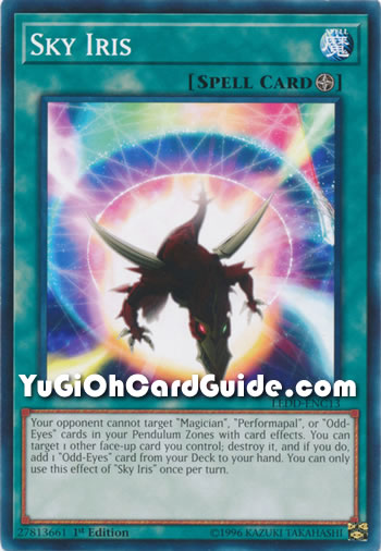 Yu-Gi-Oh Card: Sky Iris
