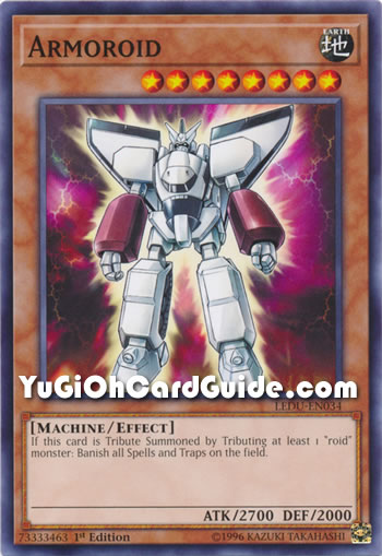 Yu-Gi-Oh Card: Armoroid