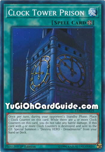 Yu-Gi-Oh Card: Clock Tower Prison