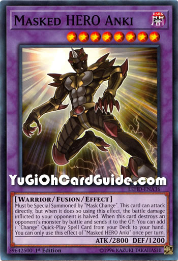 Yu-Gi-Oh Card: Masked HERO Anki