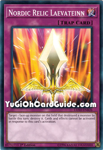Yu-Gi-Oh Card: Nordic Relic Laevateinn