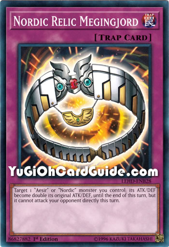 Yu-Gi-Oh Card: Nordic Relic Megingjord