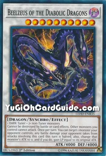 Yu-Gi-Oh Card: Beelzeus of the Diabolic Dragons