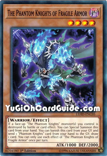 Yu-Gi-Oh Card: The Phantom Knights of Fragile Armor