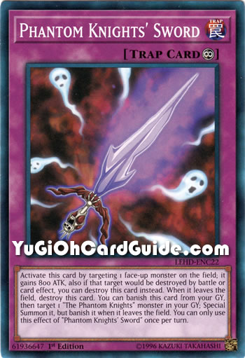 Yu-Gi-Oh Card: Phantom Knights' Sword