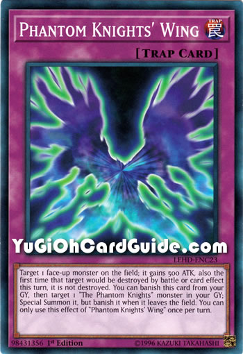 Yu-Gi-Oh Card: Phantom Knights' Wing