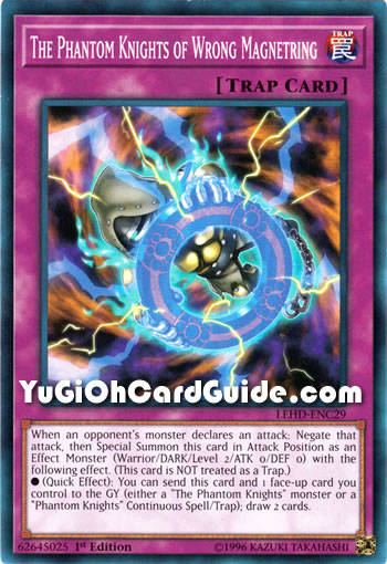 Yu-Gi-Oh Card: The Phantom Knights of Wrong Magnetring