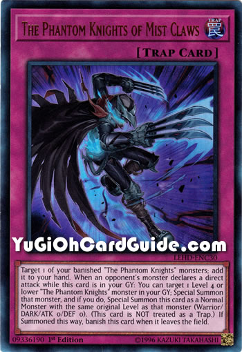 Yu-Gi-Oh Card: The Phantom Knights of Mist Claws