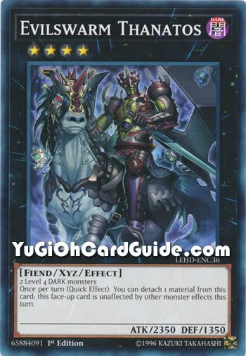 Yu-Gi-Oh Card: Evilswarm Thanatos