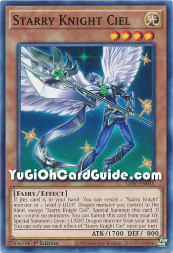 Yu-Gi-Oh Card: Starry Knight Ciel