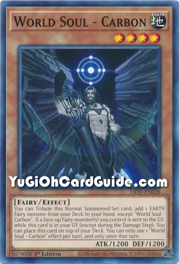 Yu-Gi-Oh Card: World Soul - Carbon