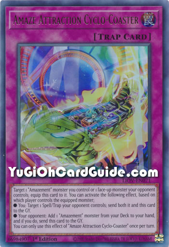 Yu-Gi-Oh Card: Amaze Attraction Cyclo-Coaster