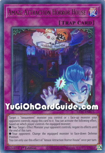 Yu-Gi-Oh Card: Amaze Attraction Horror House