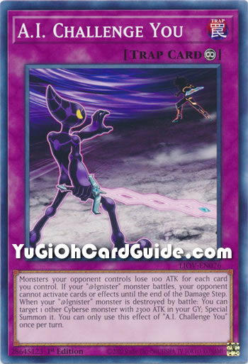 Yu-Gi-Oh Card: A.I. Challenge You