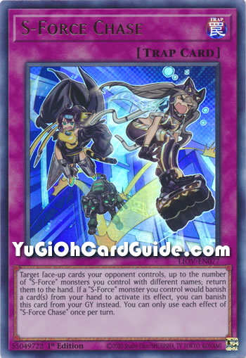 Yu-Gi-Oh Card: S-Force Chase
