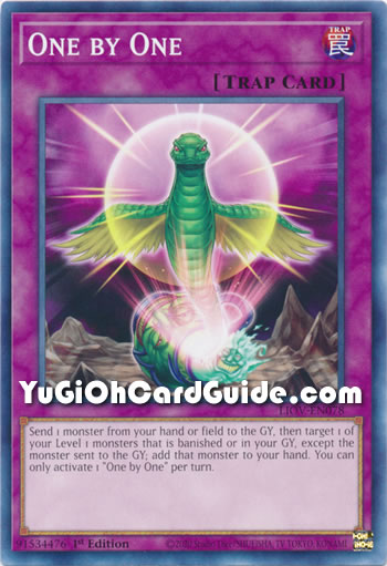 Yu-Gi-Oh Card: One by One
