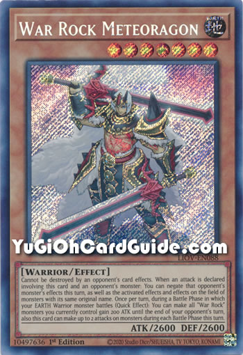 Yu-Gi-Oh Card: War Rock Meteoragon