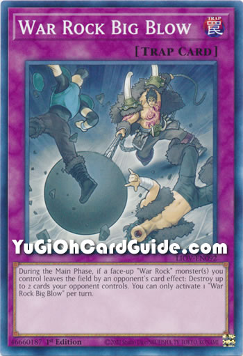 Yu-Gi-Oh Card: War Rock Big Blow