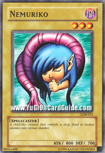 Yu-Gi-Oh Card: Nemuriko