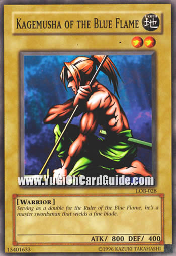 Yu-Gi-Oh Card: Kagemusha of the Blue Flame
