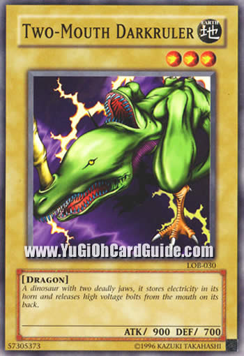 Yu-Gi-Oh Card: Two-Mouth Darkruler