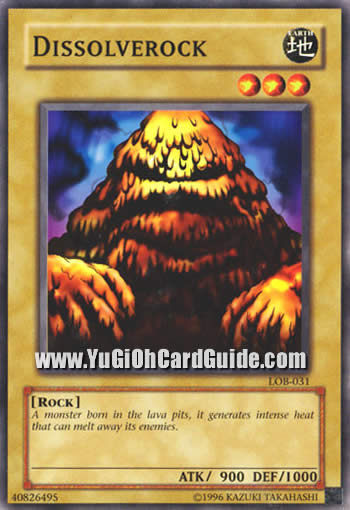 Yu-Gi-Oh Card: Dissolverock