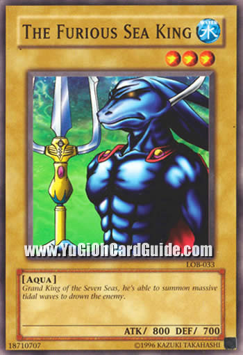 Yu-Gi-Oh Card: The Furious Sea King