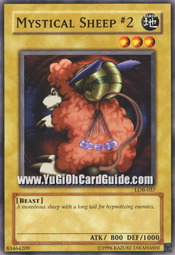 Yu-Gi-Oh Card: Mystical Sheep #2