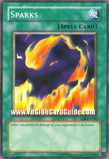 Yu-Gi-Oh Card: Sparks