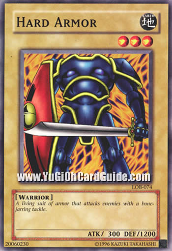Yu-Gi-Oh Card: Hard Armor