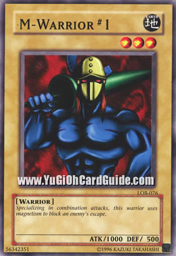 Yu-Gi-Oh Card: M-Warrior #1